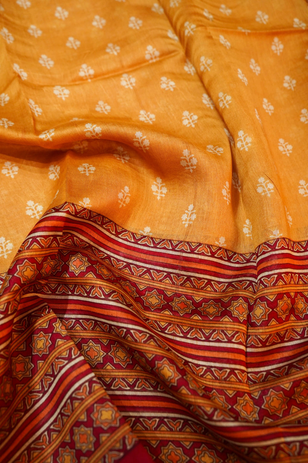 Cherry Red Silk By Cotton Blended Suit