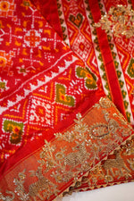 Rose Red Katan Silk Handwoven  Banarasi Saree