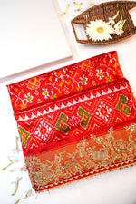 Rose Red Katan Silk Handwoven  Banarasi Saree
