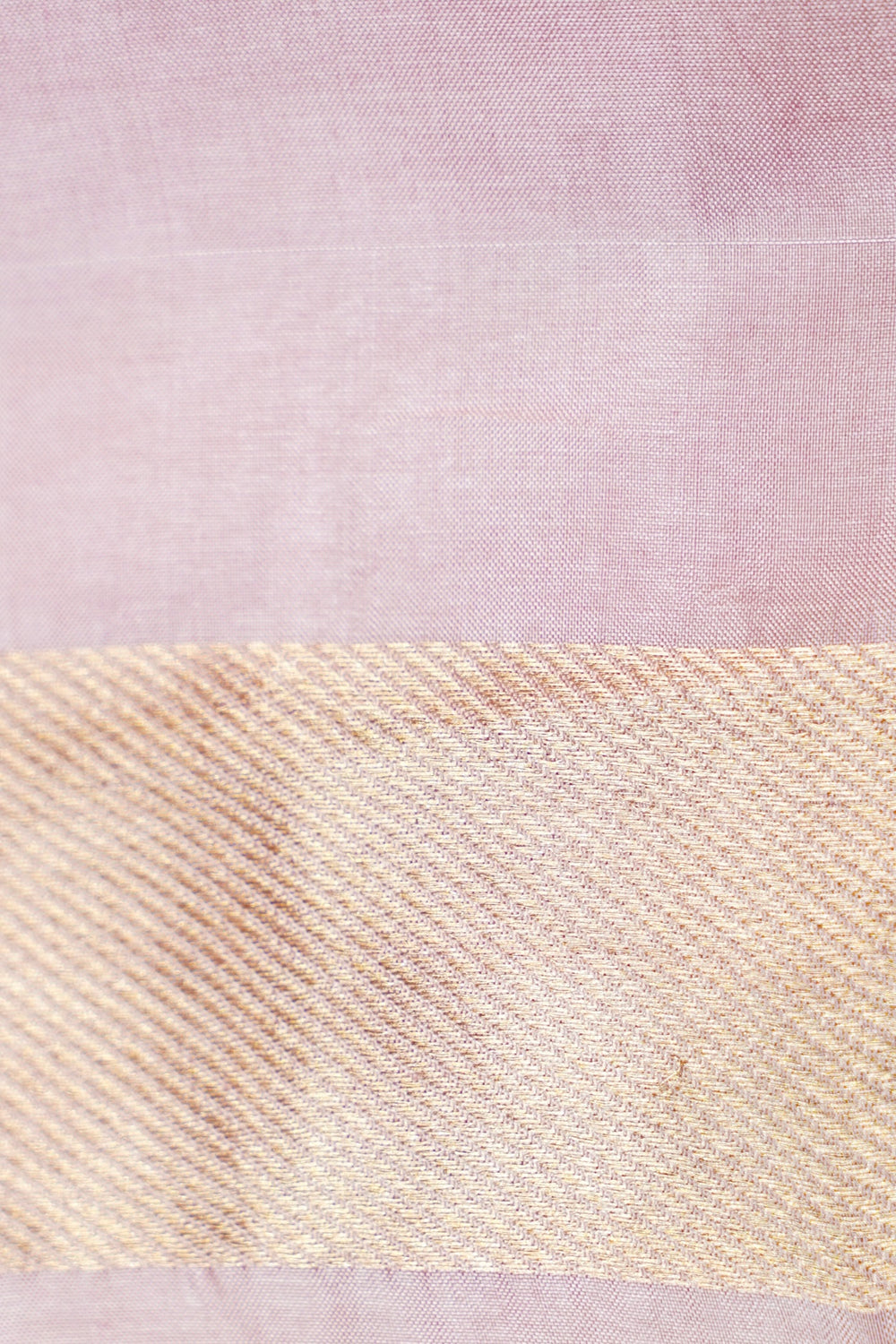 Baby Pink Shikargah Mashru Silk  Handwoven Banarasi Saree