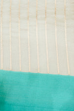 Snow White Motif Breezy Organza  Handwoven Banarasi Saree