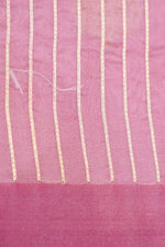 Blush Pink Motif Breezy Organza  Handwoven Banarasi Saree