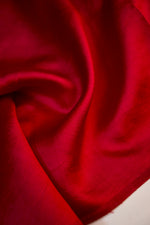 Crimson Red Brocade Katan Silk Handwoven Banarasi Suit