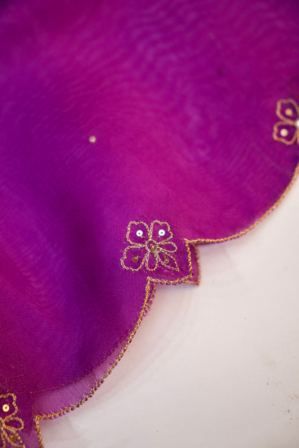 Violet Purple Jaal Katan Silk Handwoven Banarasi Suit