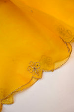Gold Yellow Jaal Katan Silk Handwoven Banarasi Suit