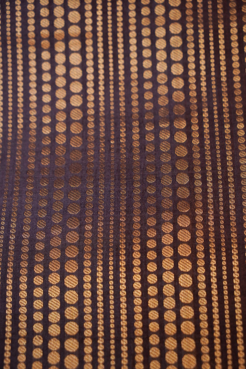 Red Brown Stripe Soft Silk  Handwoven Banarasi Suit