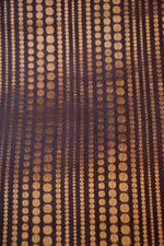 Red Brown Stripe Soft Silk  Handwoven Banarasi Suit