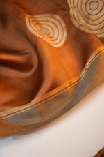 Caramel Brown Brocade Soft Silk  Handwoven Banarasi Suit