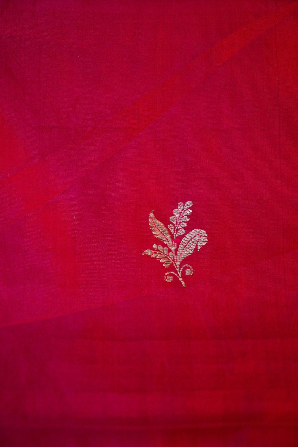 Magenta Pink Booti Soft Silk  Handwoven Banarasi Suit