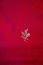 Magenta Pink Booti Soft Silk  Handwoven Banarasi Suit