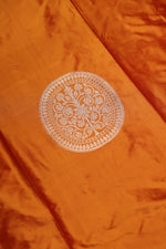 Handwoven Mustard Yellow Banarasi Katan Silk Co-ord Set