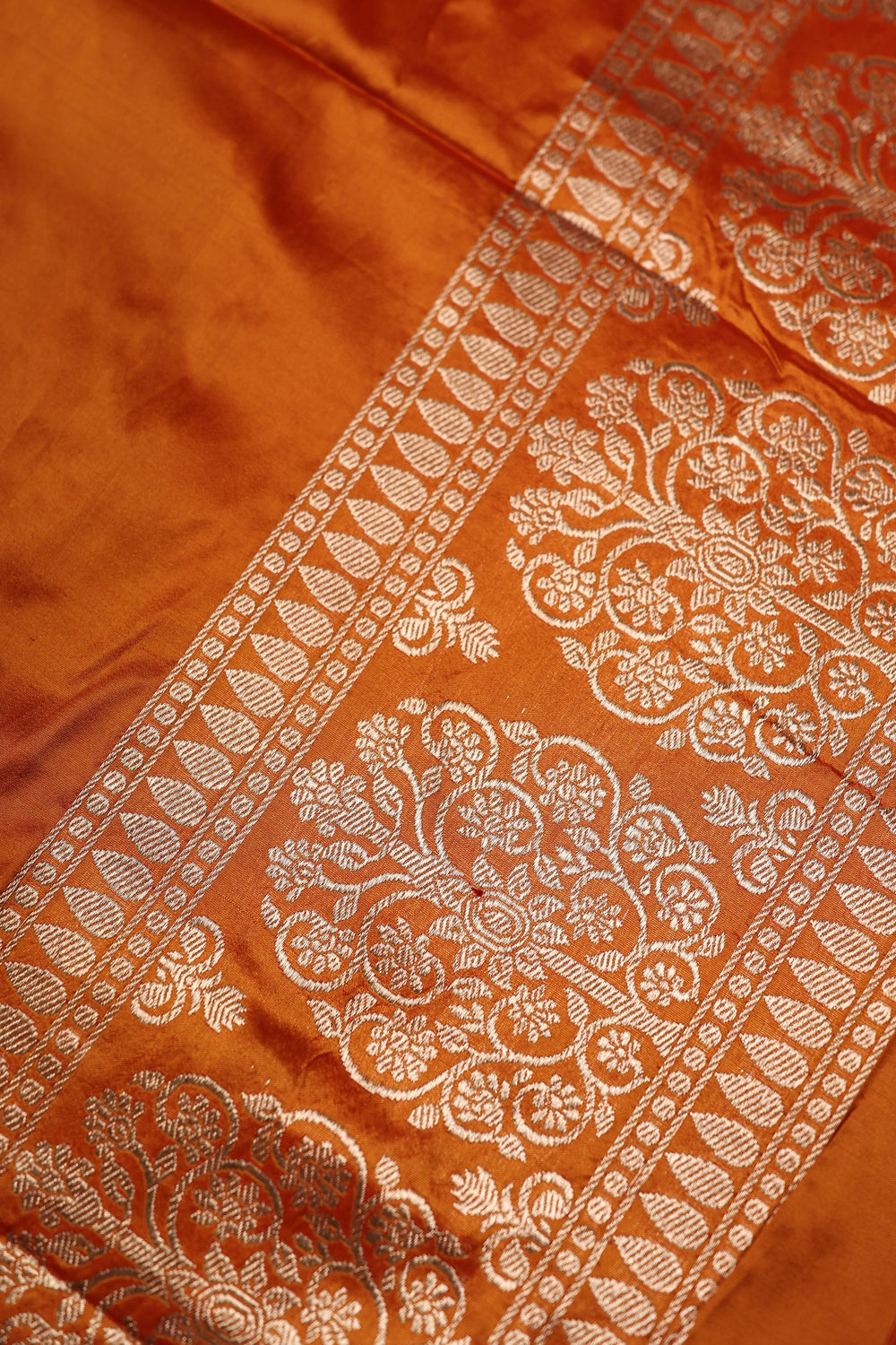 Handwoven Mustard Yellow Banarasi Katan Silk Co-ord Set