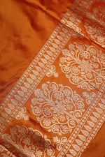 Handwoven Mustard Yellow Banarasi Katan Silk Co-ord Set