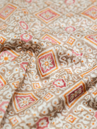 Banarasi Beige Blended Cotton Silk Saree