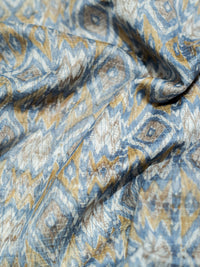 Banarasi Sky Blue Blended Cotton Silk Saree