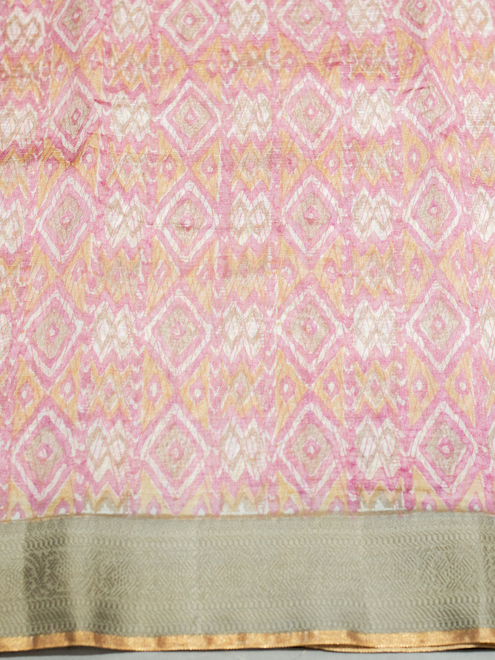 Banarasi Pink Blended Cotton Silk Saree