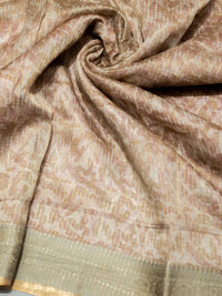 Banarasi Pink Blended Cotton Silk Saree