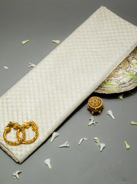 Banarasi Handwoven White Organza Silk Saree