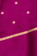 Handwoven Pink Banarasi Katan Soft Silk Saree