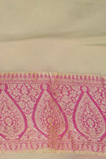 Handwoven Rangkat Banarasi Khaddi Georgette Saree