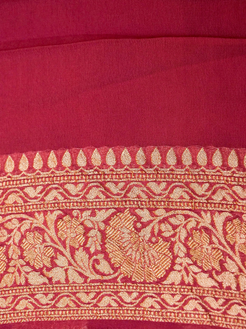 Handwoven Light Pink Banarasi Khaddi Georgette Saree