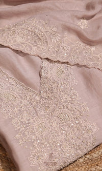 Designer Off White Mul Cotton Suit