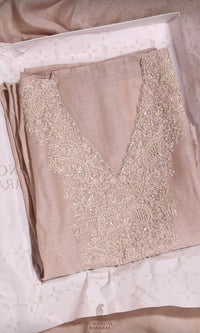 Designer Off White Mul Cotton Suit