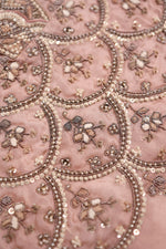 Designer Onion Pink Organza Suit