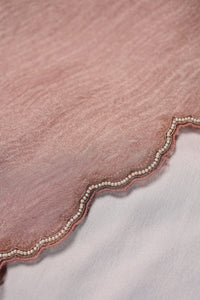 Designer Onion Pink Organza Suit