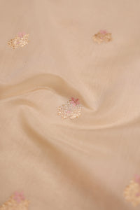Handwoven Off White Banarasi Handloom Silk Saree