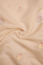 Handwoven Off White Banarasi Handloom Silk Saree