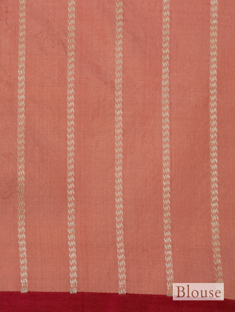 Handwoven Rose Gold Banarasi Katan Silk Saree