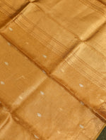 Handwoven Golden Banarasi Tissue Silk Saree