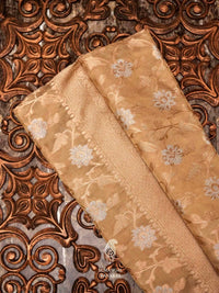 Handwoven Golden Banarasi Tissue Katan Silk Saree