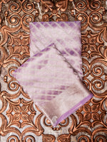 Banarasi Lavender Blended Tissue Silk Saree
