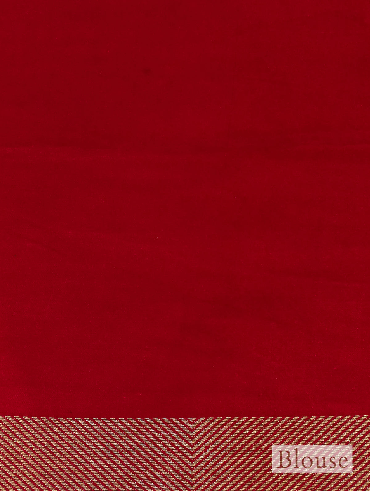 Handwoven Red Banarasi Muslin Silk Saree