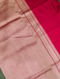 Handwoven Red Banarasi Katan Silk Saree