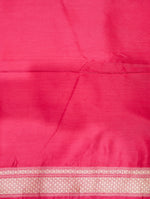 Handwoven Red Banarasi Katan Silk Saree