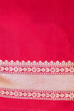 Handwoven Pink Banarasi Katan Silk Saree