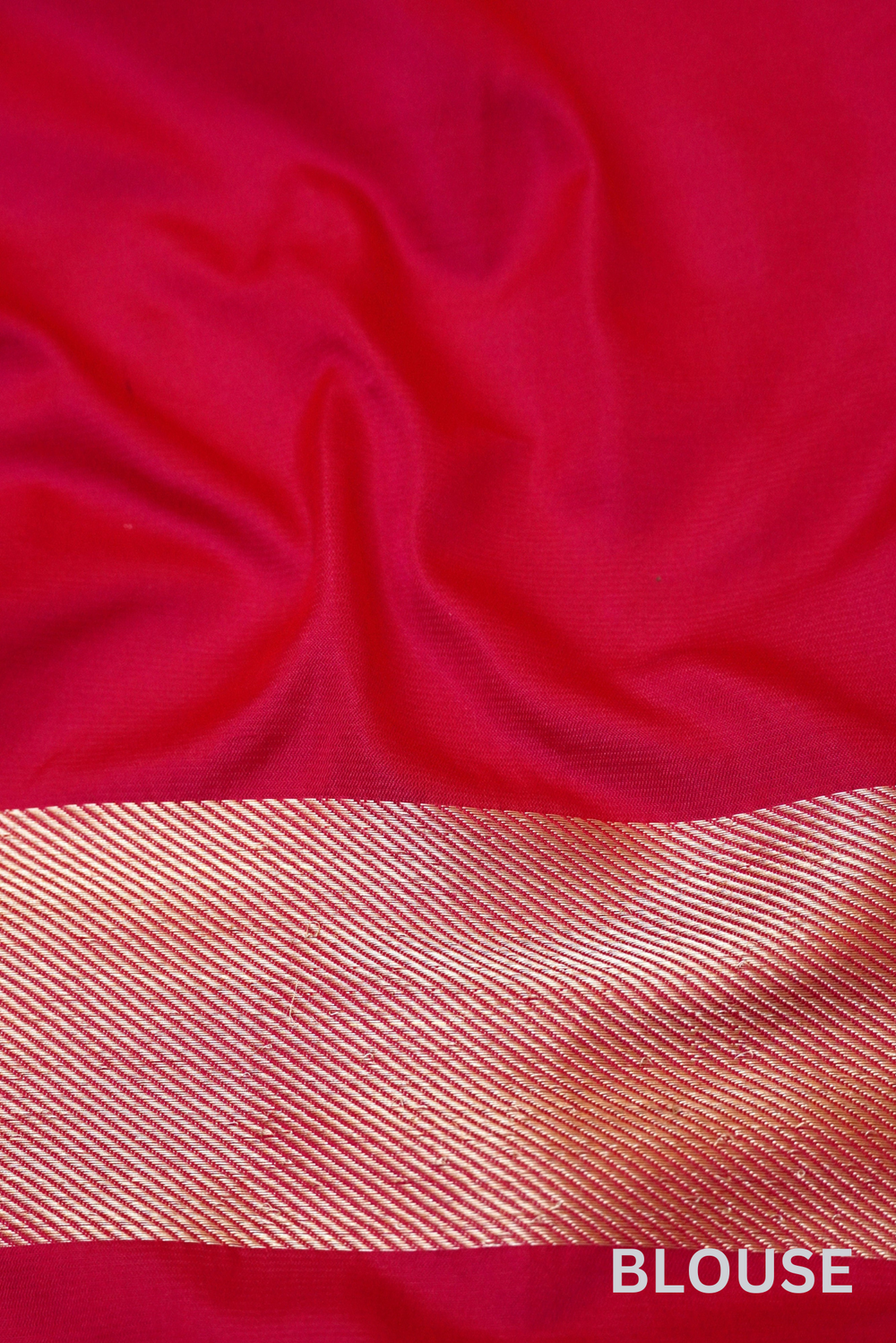 Laher | Handwoven Pink Banarasi Katan Silk Saree