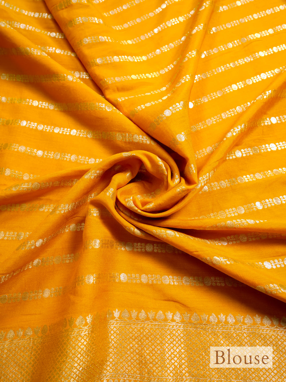 Handwoven Brown Banarasi Moonga Tissue Silk  Saree