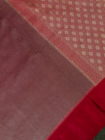 Handwoven Wine Banarasi Handloom Silk Saree