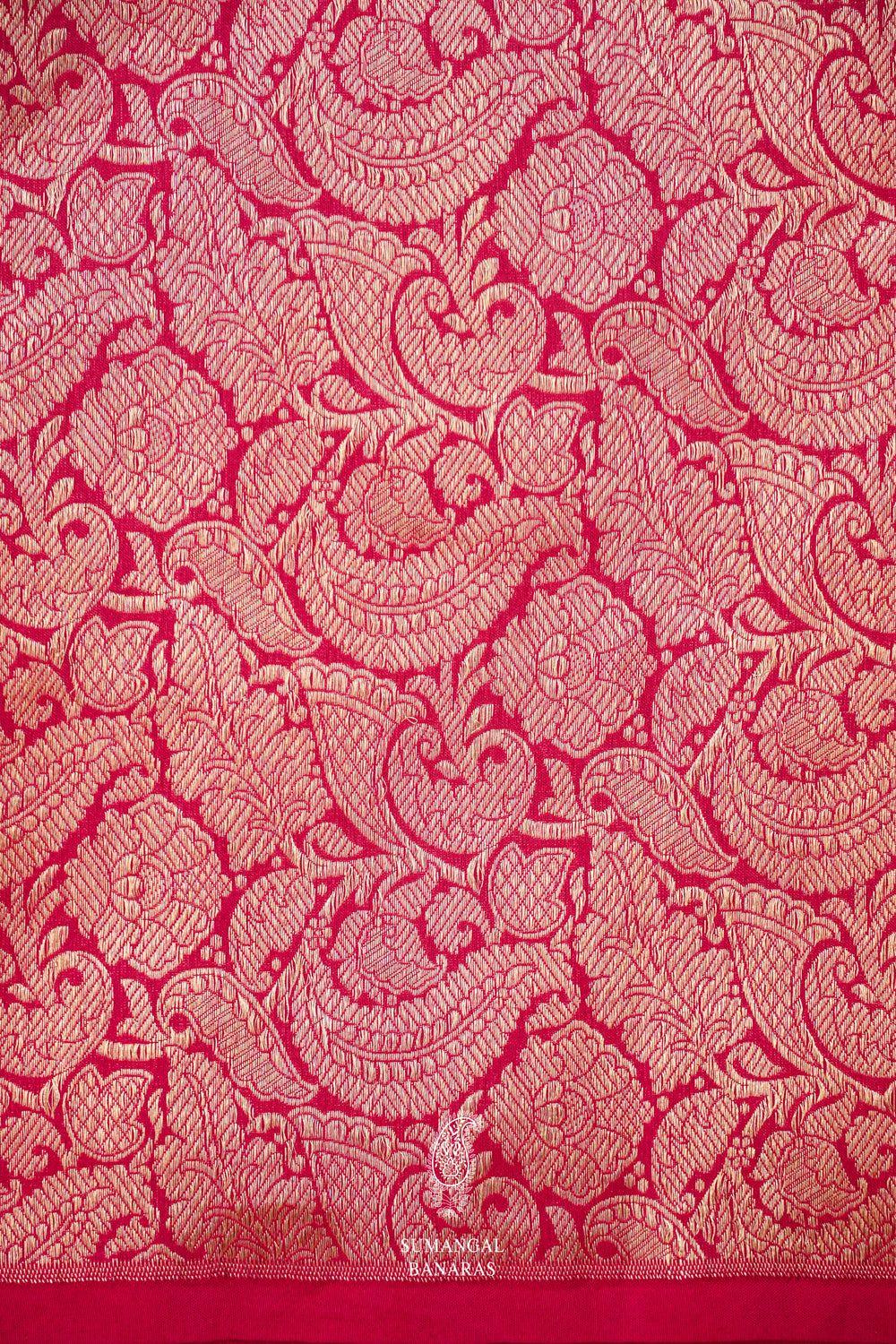 Handwoven Stone Purple Katan Silk Banarsi Saree