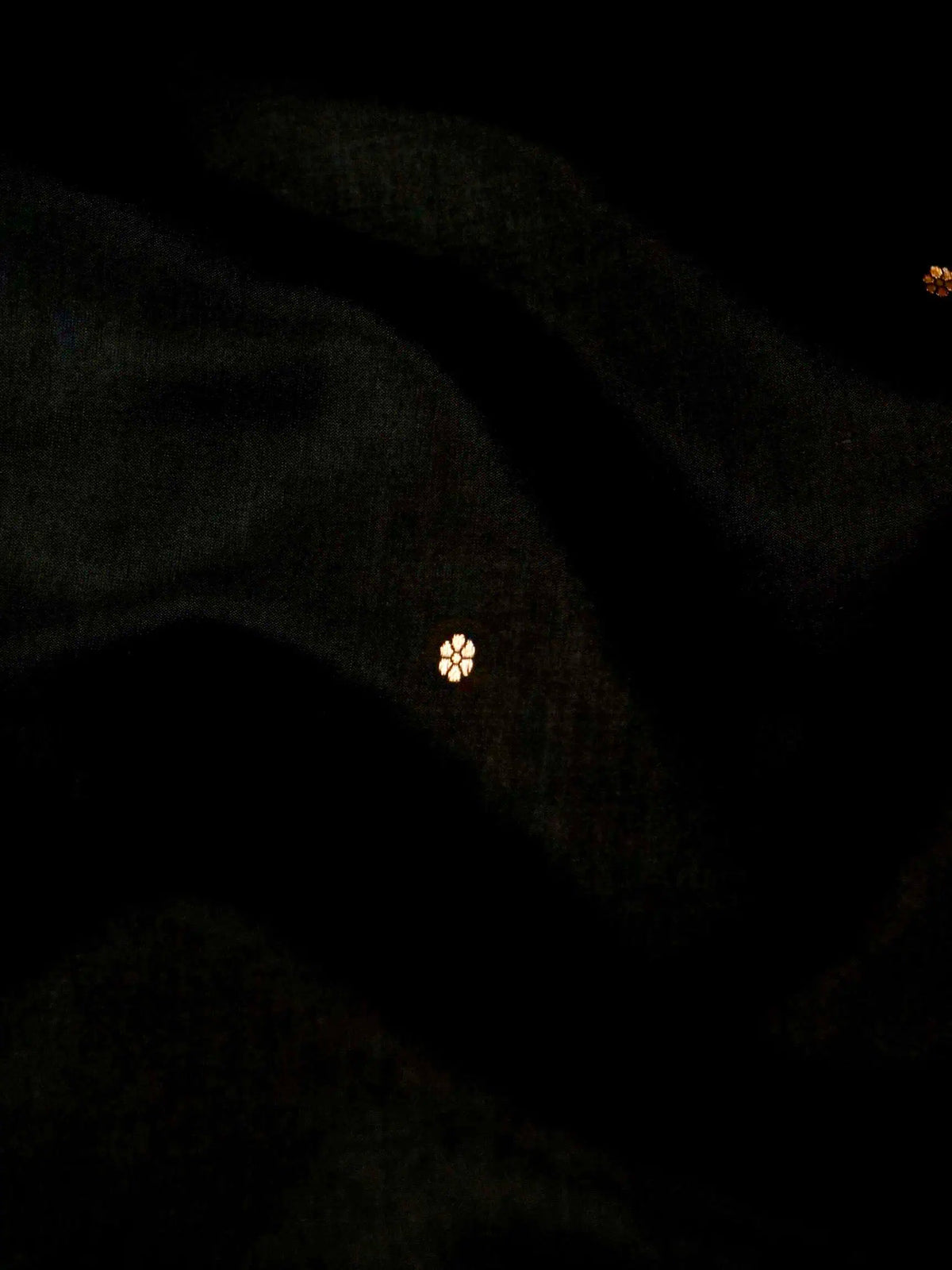 Handwoven Black Banarasi Katan Soft Silk Saree
