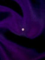 Handwoven Violet Banarasi Katan Soft Silk Saree