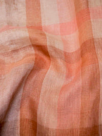 Handwoven Multi Colour Banarasi Linen Silk Saree