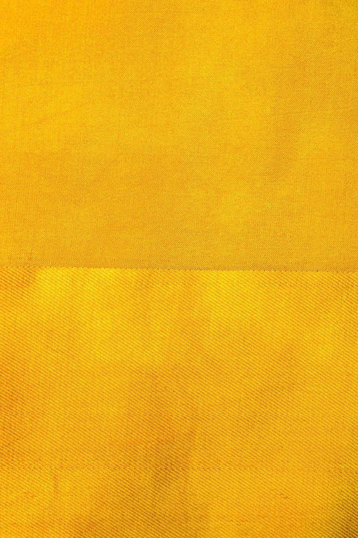 Handwoven Mustard Yellow Banarasi Katan Silk Saree