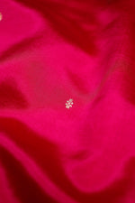 Handwoven Pink Banarasi Katan Soft Silk Saree