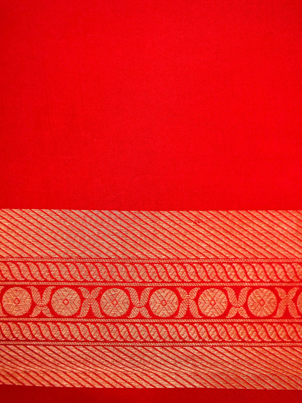 Handwoven Red Banarasi Katan Soft Silk Saree