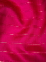 Handwoven Pink Banarasi Katan Soft Silk Saree